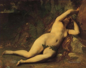  Alexandre Oil Painting - Eve after the fall Alexandre Cabanel nude